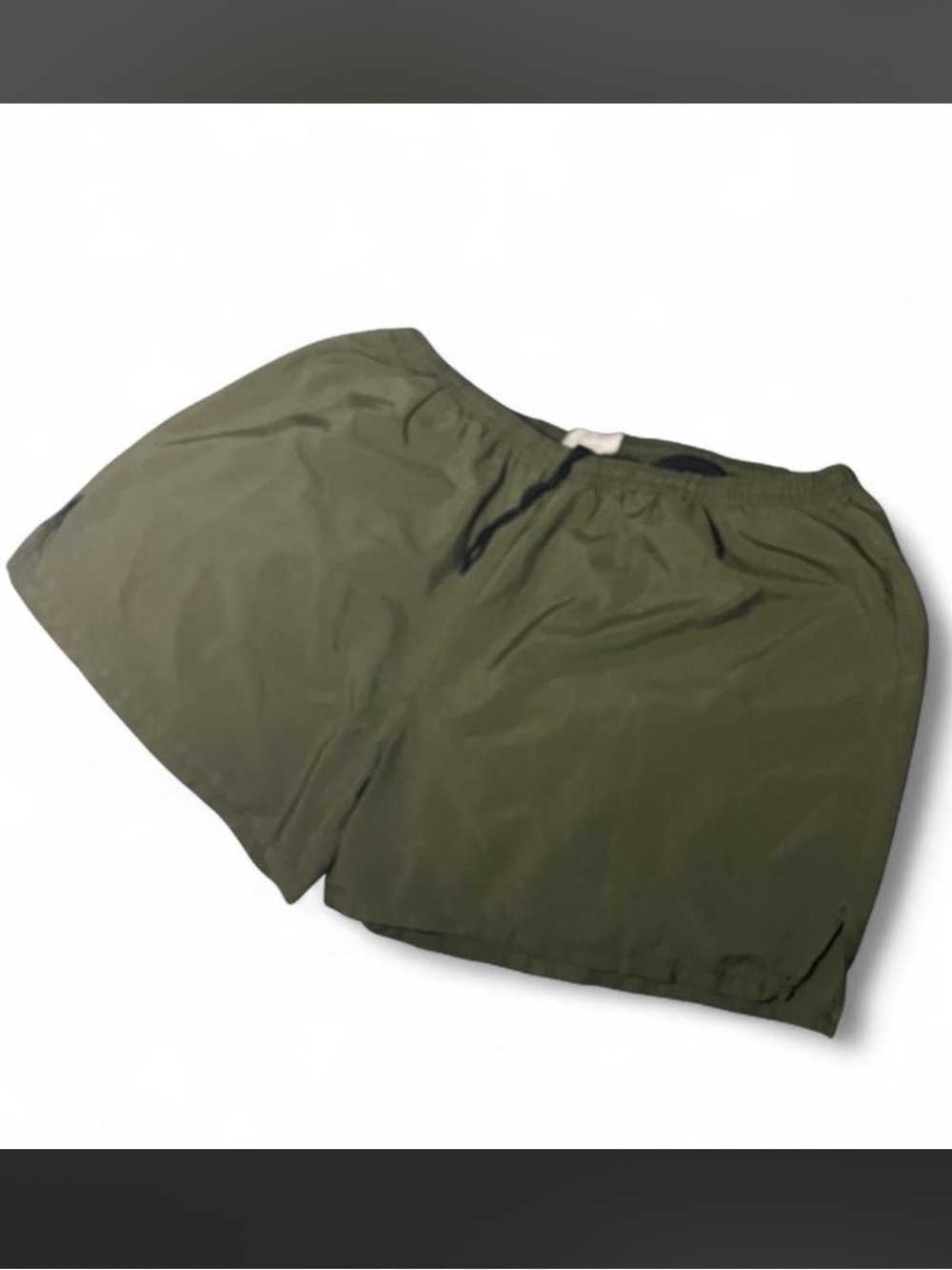 Vintage 80s Soffe Military PT Shorts Army Green Drawstring L 34-36 Gorpcore